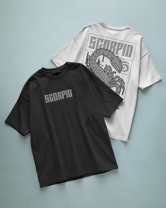 Scorpio Baskılı Oversize T-shirt