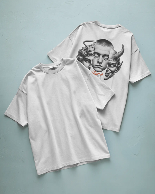 Two Side Baskılı Oversize T-shirt