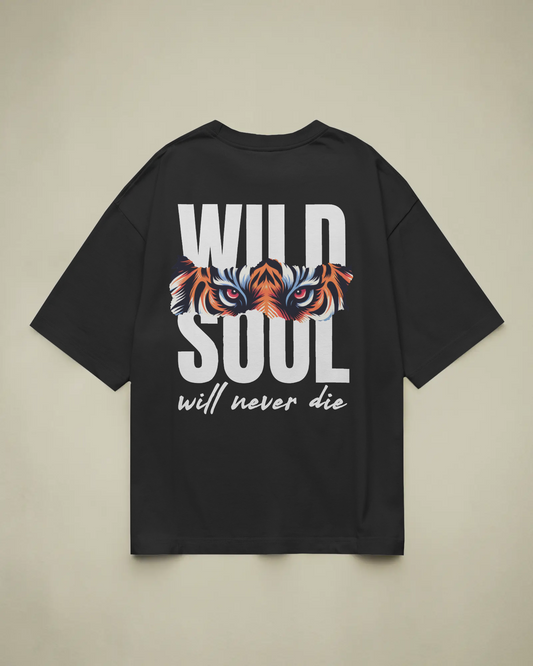 Wild Soul Baskılı Oversize T-shirt