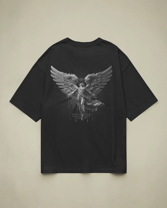 Divine Order Baskılı Oversize T-shirt