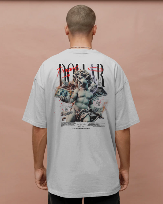 Dollar Dreams Baskılı Oversize T-shirt