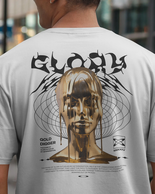 Glory Baskılı Oversize T-shirt