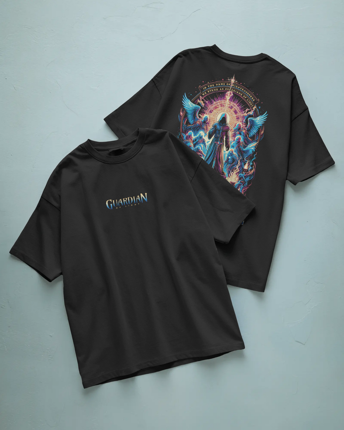 Guardian Of The Light Baskılı Oversize T-shirt