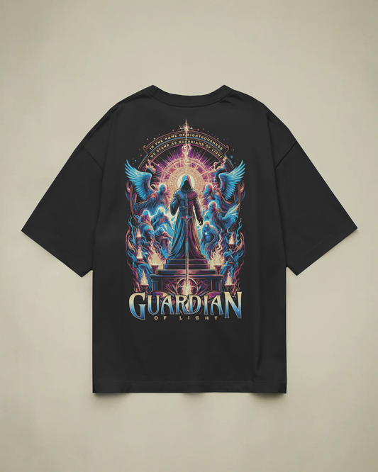 Guardian Of The Light Baskılı Oversize T-shirt
