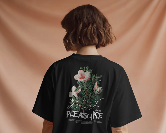 Pleasure Baskılı Oversize T-shirt