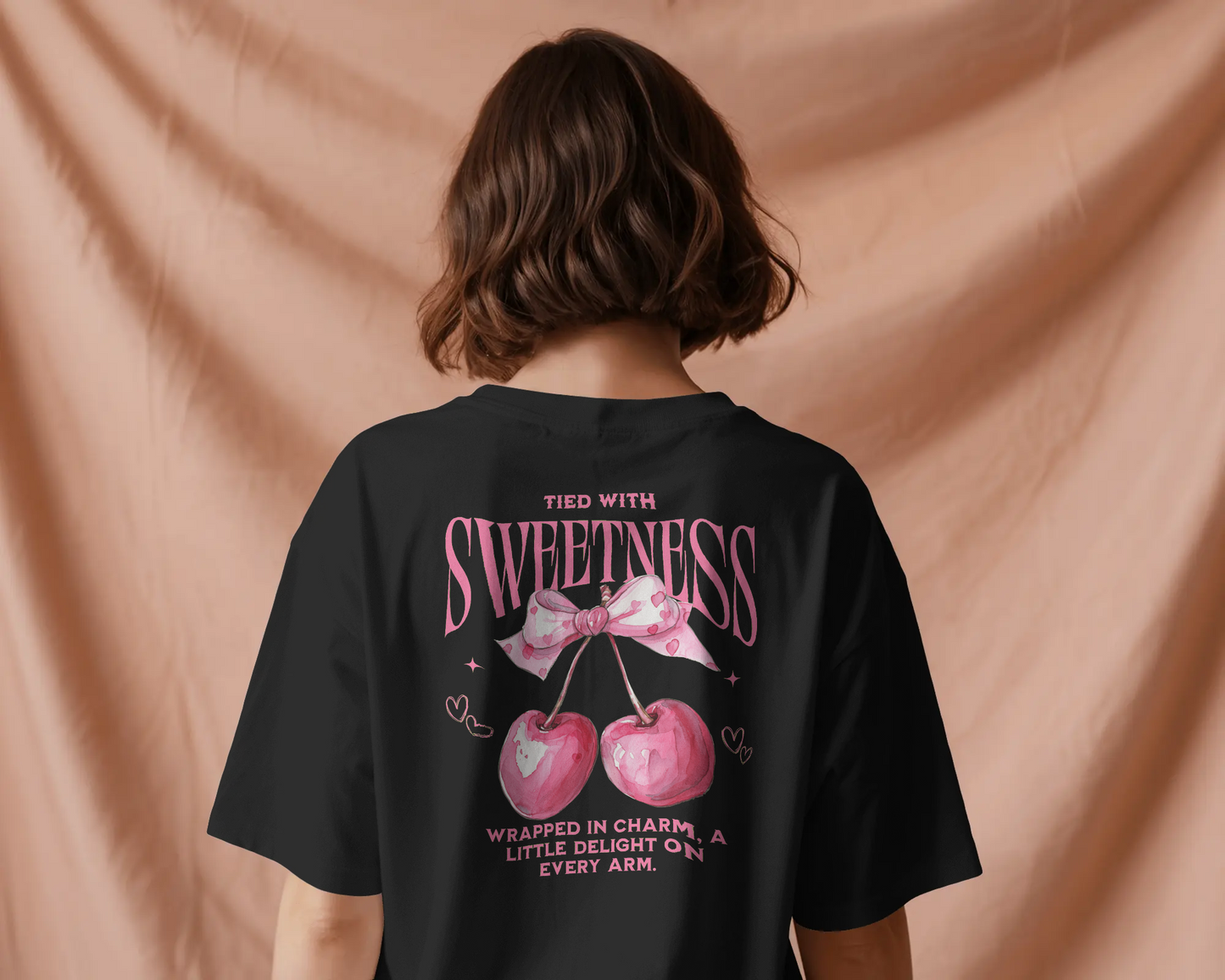 Sweetness Baskılı Oversize T-shirt