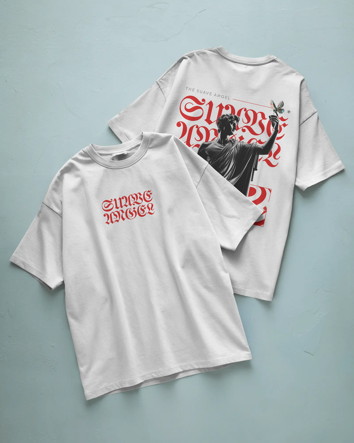 The Suave Angel Baskılı Oversize T-shirt