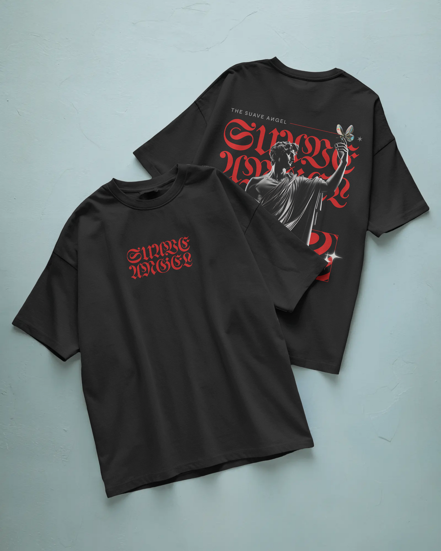 The Suave Angel Baskılı Oversize T-shirt