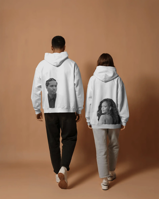 Couple Wassup Riri? Wassup Rocky? Hoodie (2'si bir arada)
