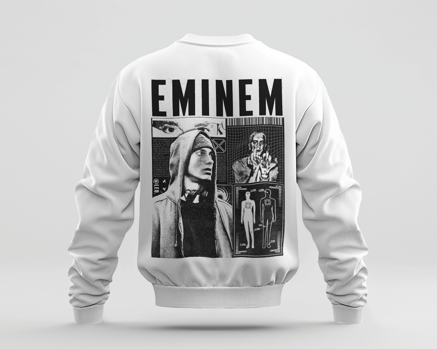 Eminem Baskılı Sweatshirt