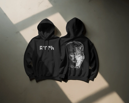 Atatürk The Wolf Baskılı Hoodie
