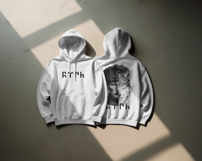 Atatürk The Wolf Baskılı Hoodie
