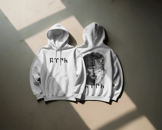Atatürk The Wolf Baskılı Hoodie
