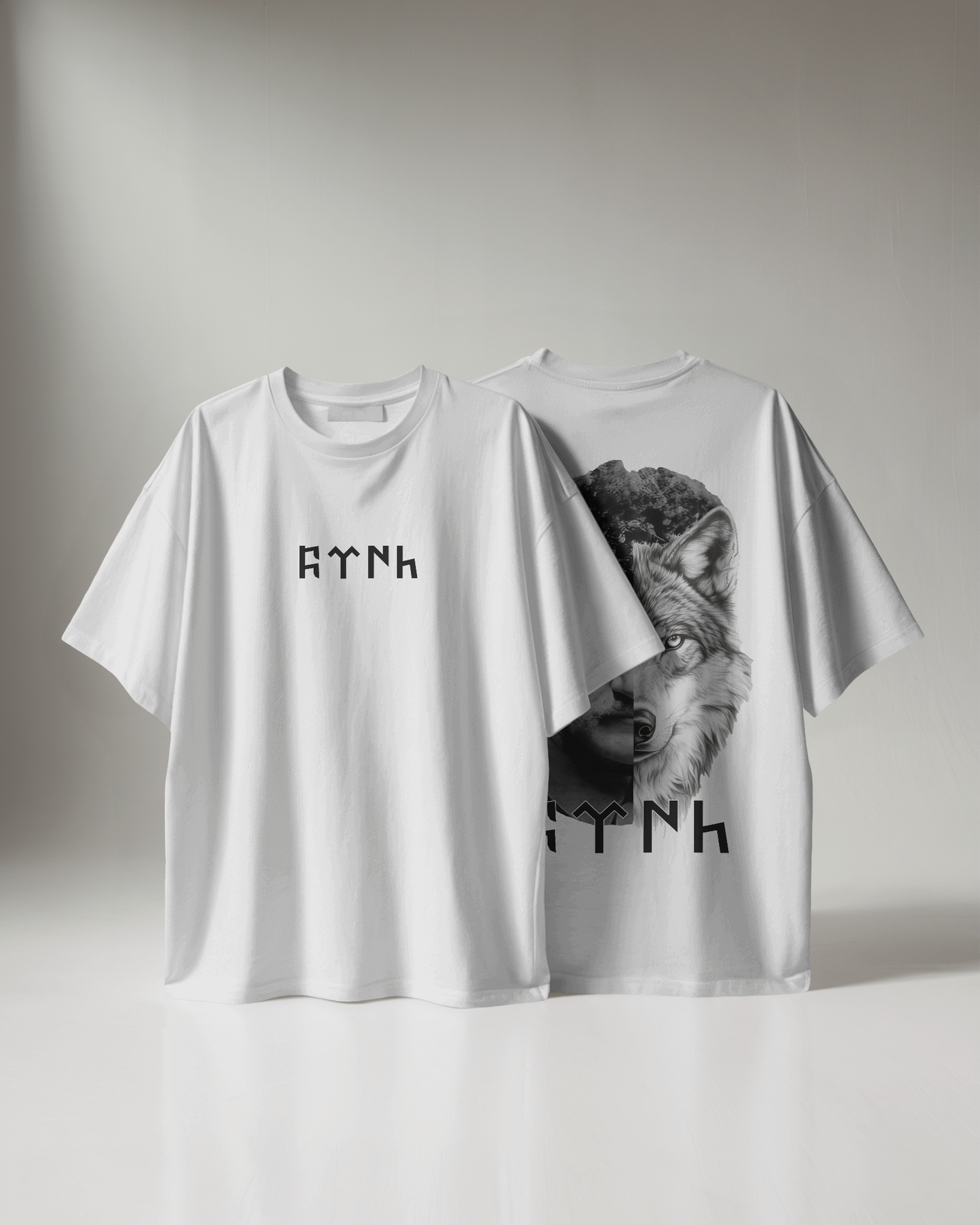 Atatürk The Wolf Baskılı Oversize T-shirt