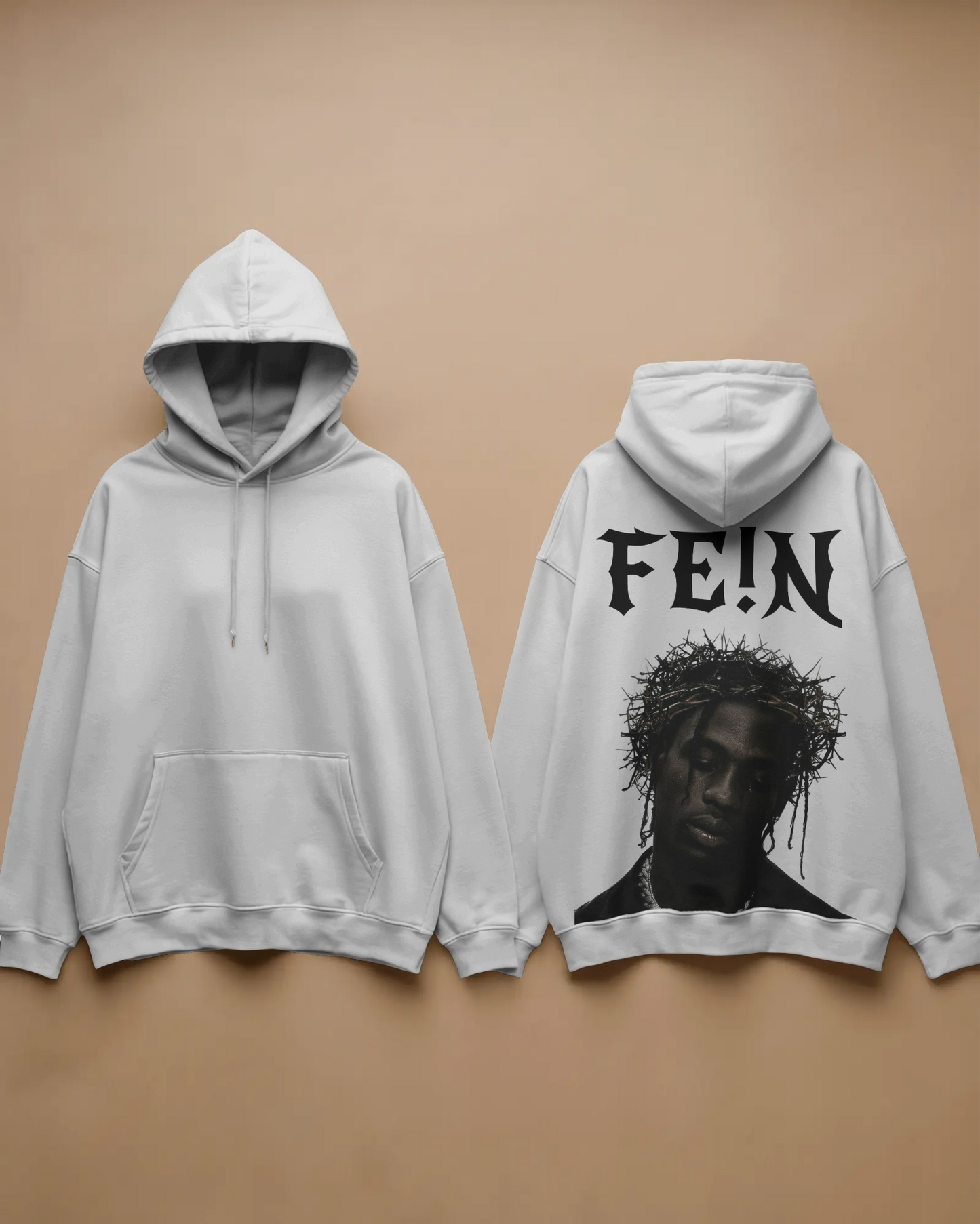 FE!N Baskılı Hoodie