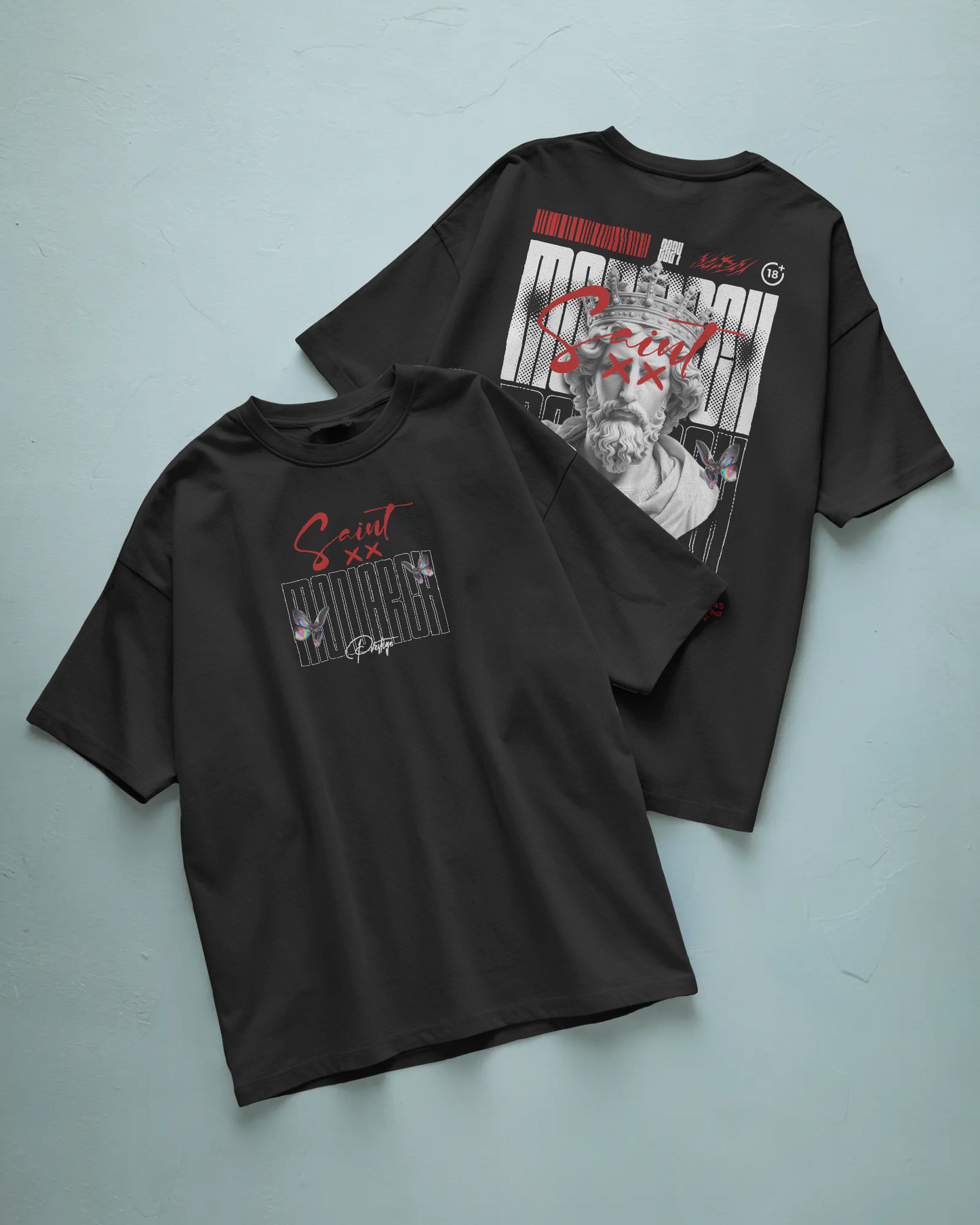 Saint XX Baskılı Oversize T-shirt