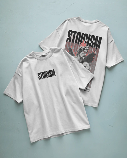 Stoicism Baskılı Oversize T-shirt