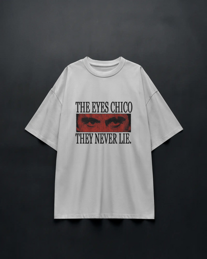 The Eyes Never Lie 2 Baskılı Oversize T-shirt