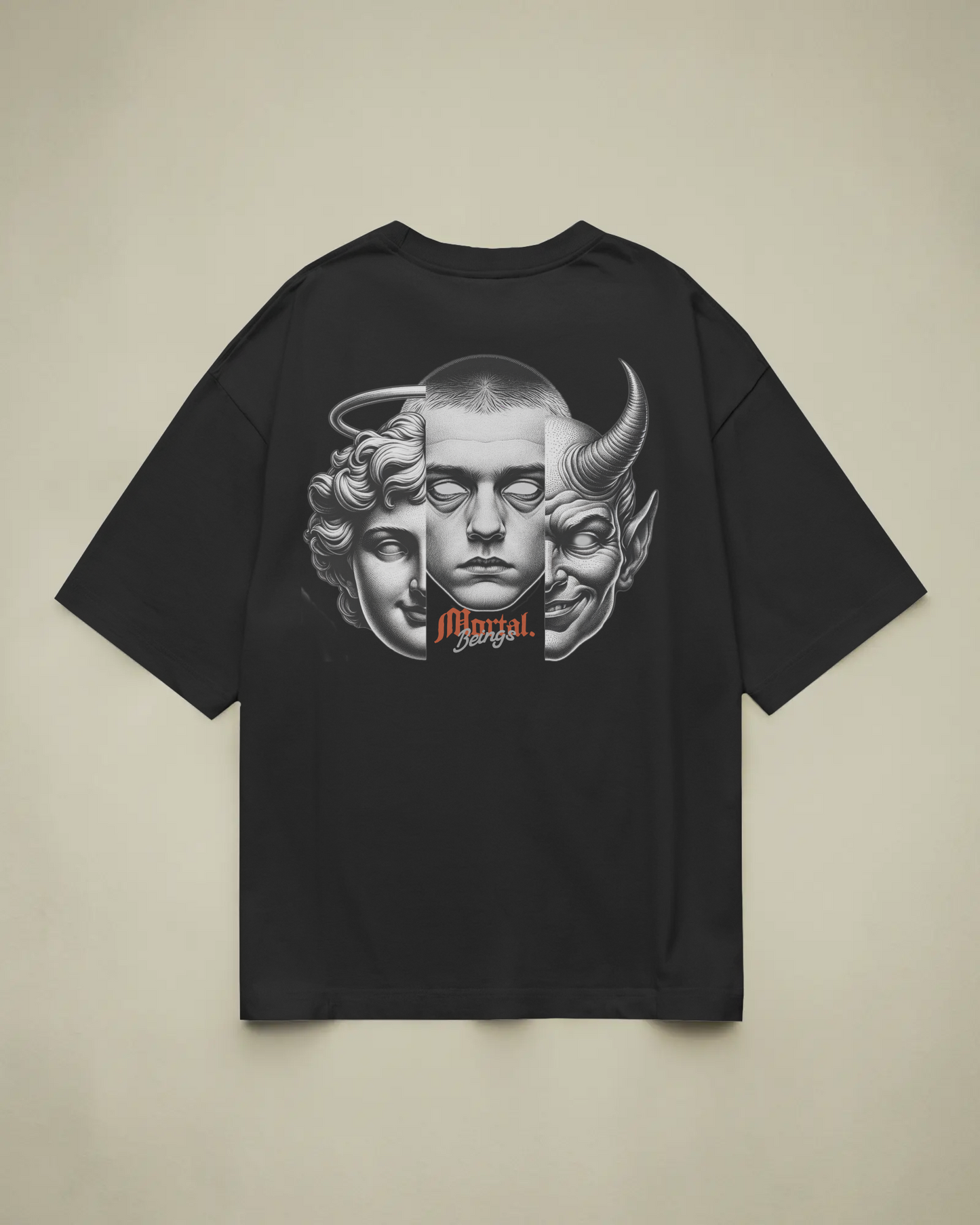 Two Side Baskılı Oversize T-shirt
