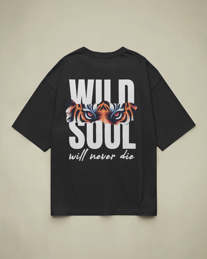 Wild Soul Baskılı Oversize T-shirt