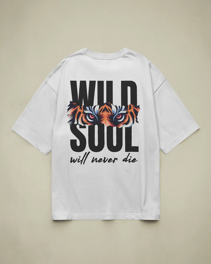 Wild Soul Baskılı Oversize T-shirt