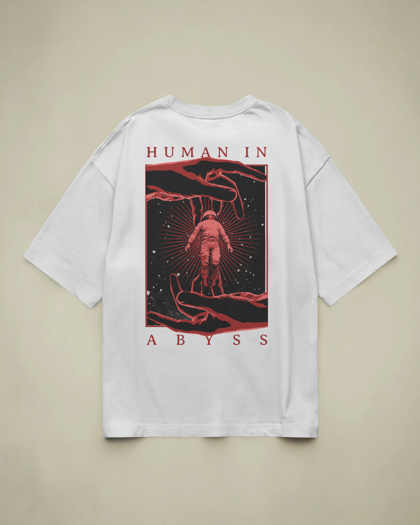Abyss Baskılı Oversize T-shirt