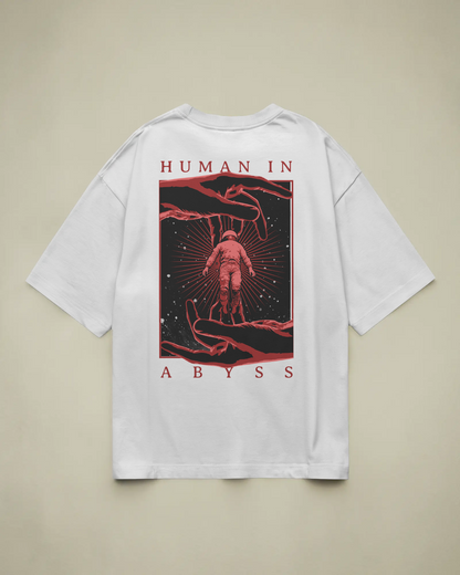 Abyss Baskılı Oversize T-shirt