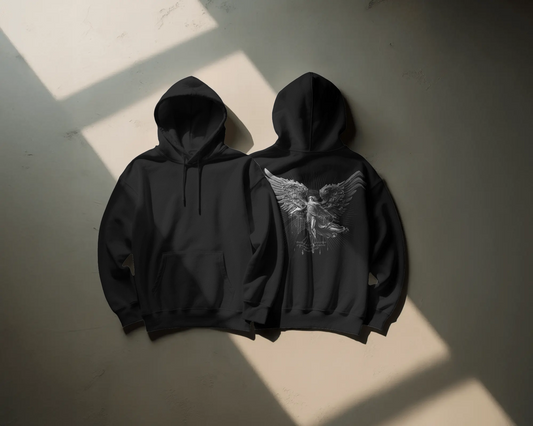Divine Order Baskılı Hoodie