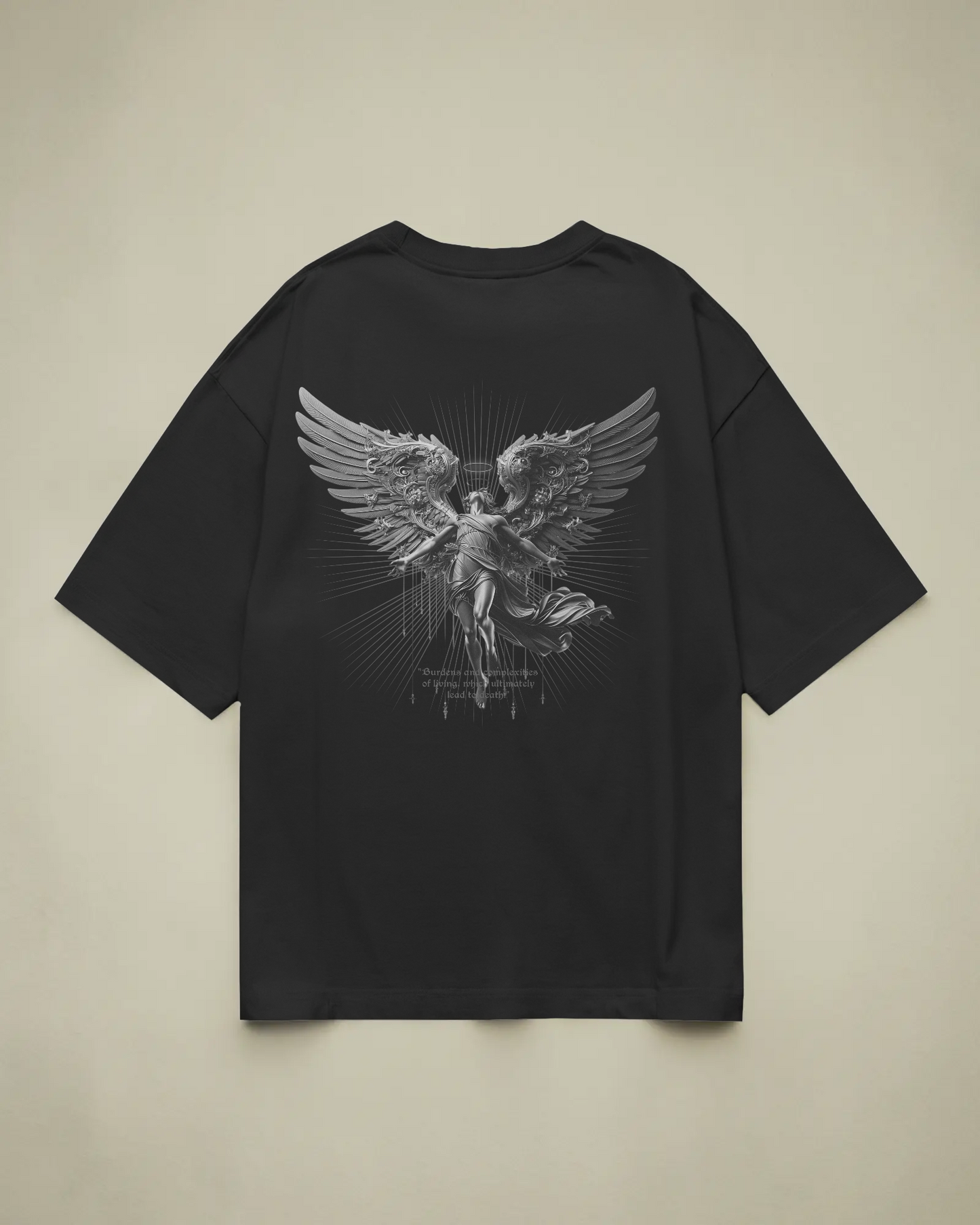 Divine Order Baskılı Oversize T-shirt