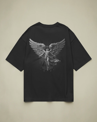 Divine Order Baskılı Oversize T-shirt