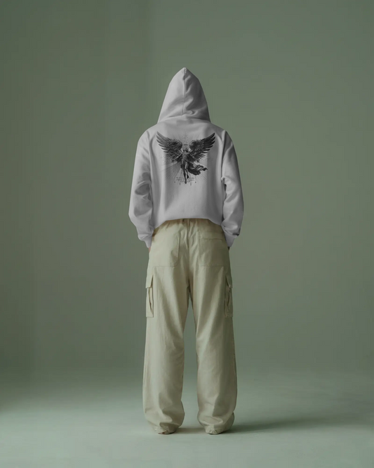 Divine Order Baskılı Hoodie