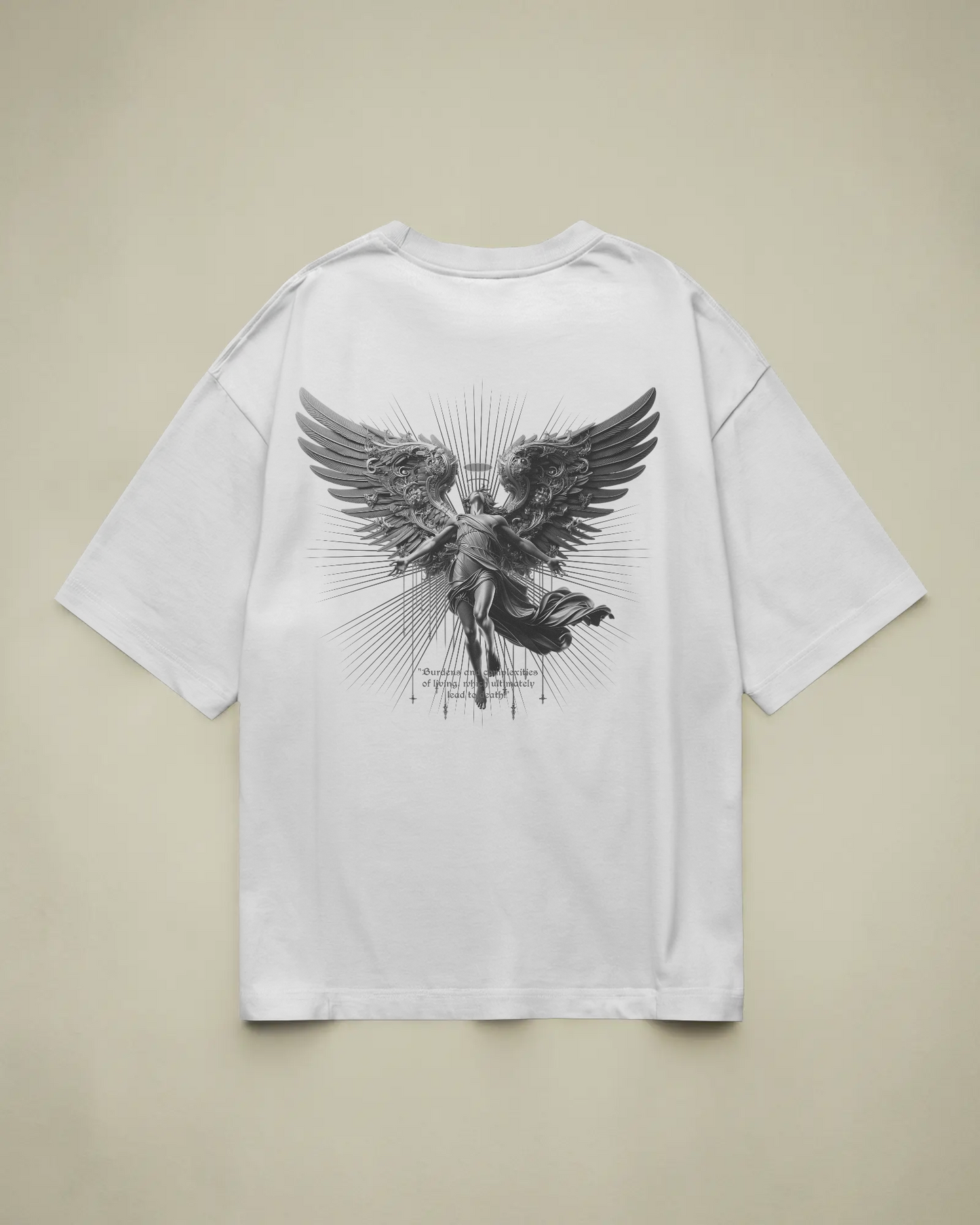 Divine Order Baskılı Oversize T-shirt