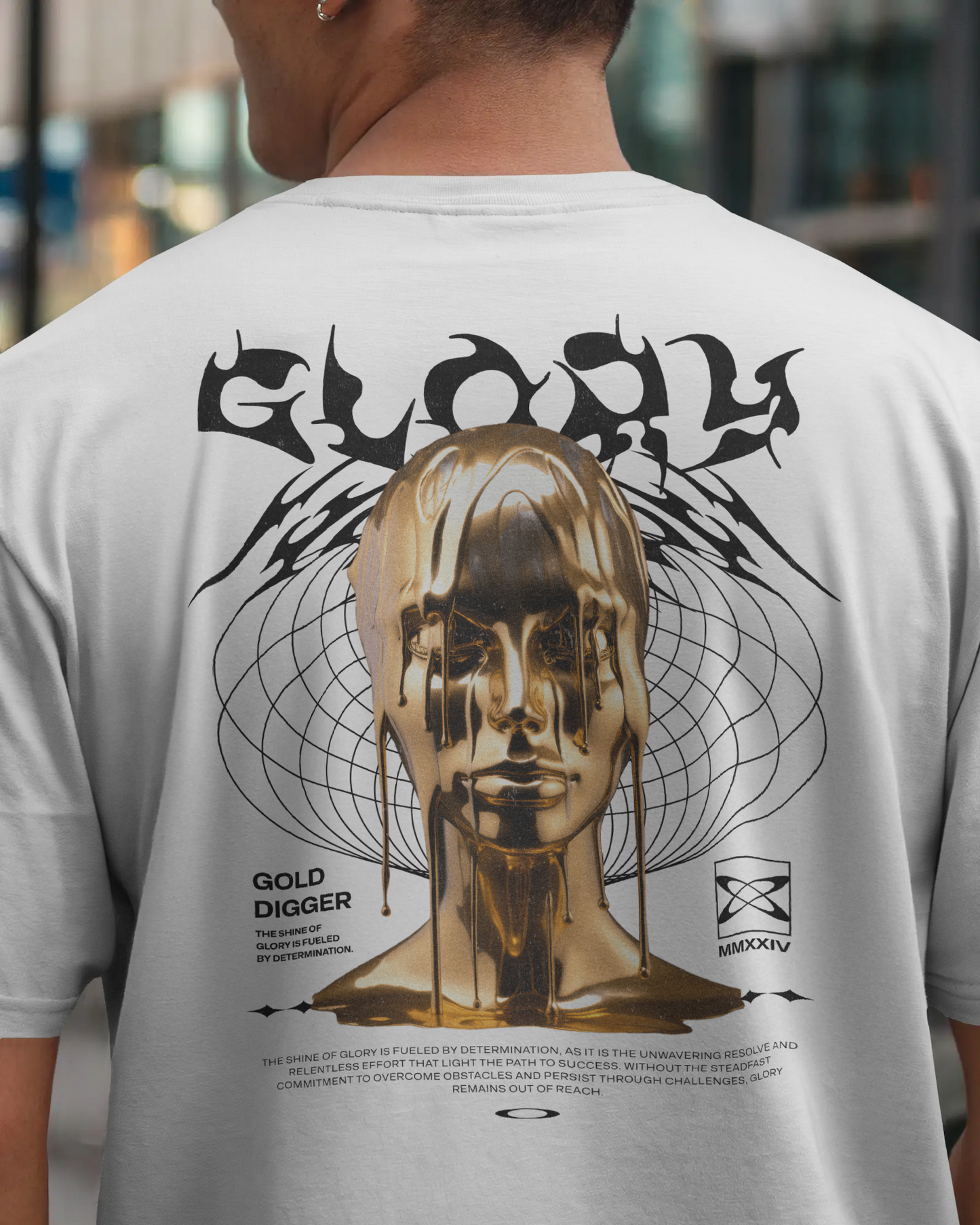 Glory Baskılı Oversize T-shirt