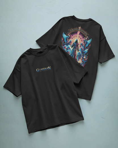 Guardian Of The Light Baskılı Oversize T-shirt