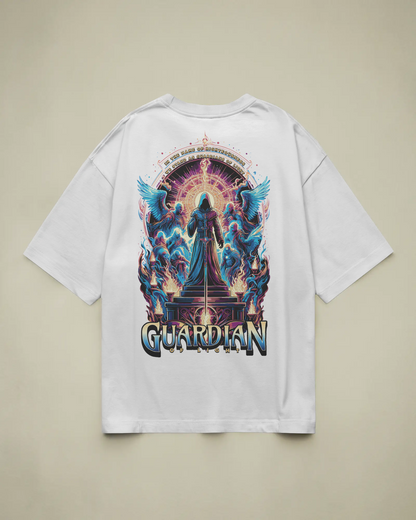 Guardian Of The Light Baskılı Oversize T-shirt