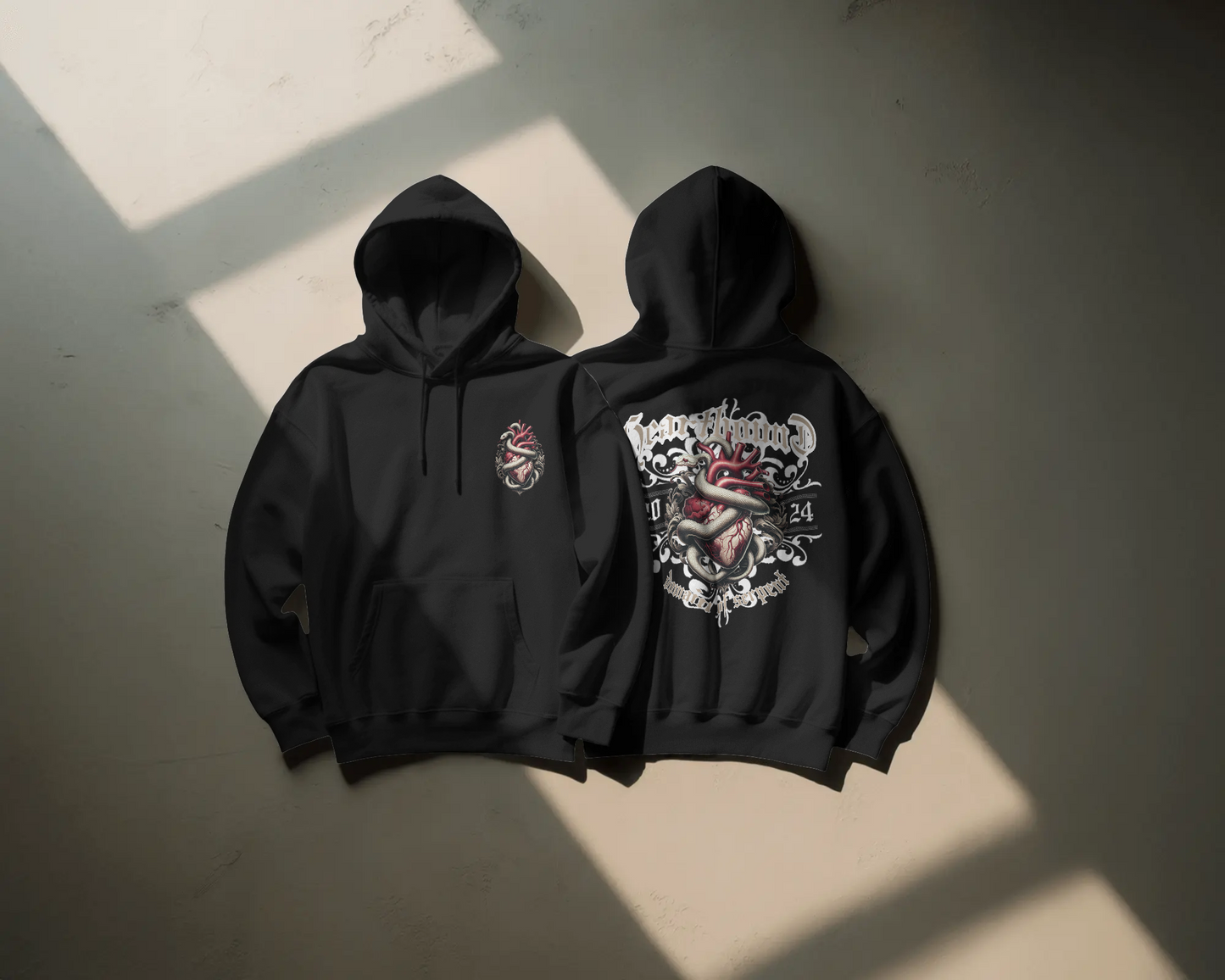Hearthbound Baskılı Hoodie