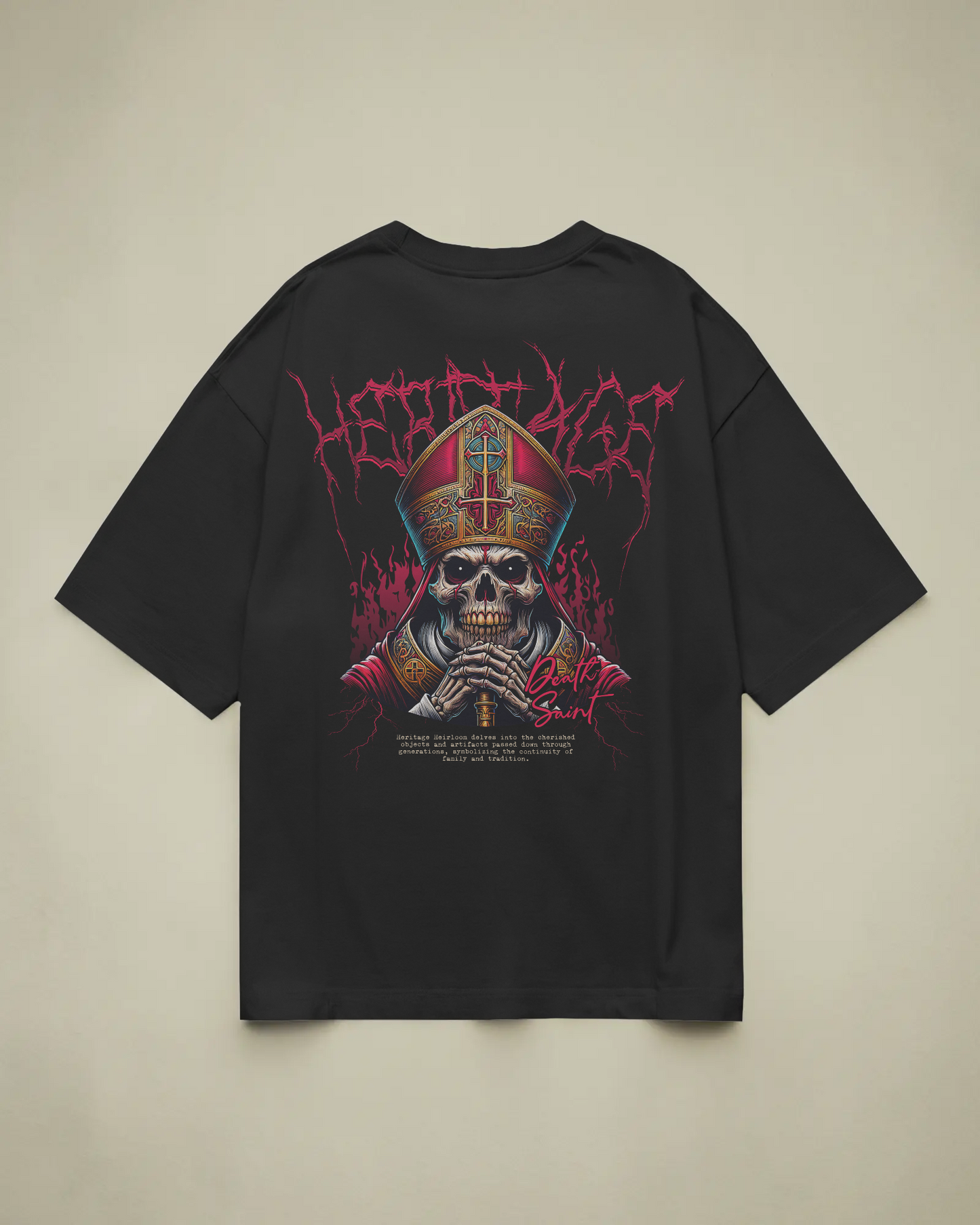 Heritage Baskılı Oversize T-shirt