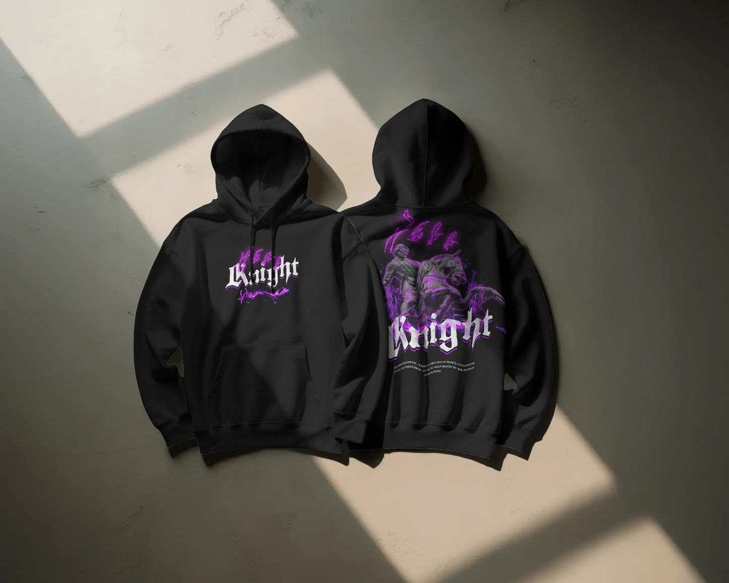 Hell Knight Baskılı Hoodie