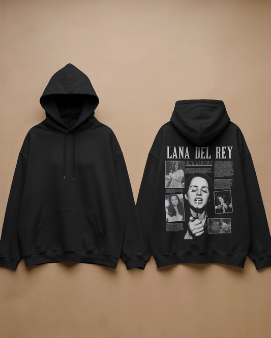 Lana Del Rey 3 Baskılı Hoodie