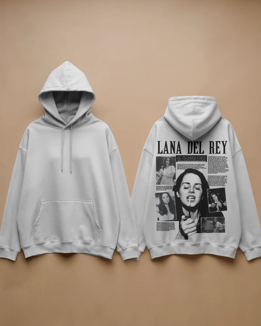 Lana Del Rey 3 Baskılı Hoodie