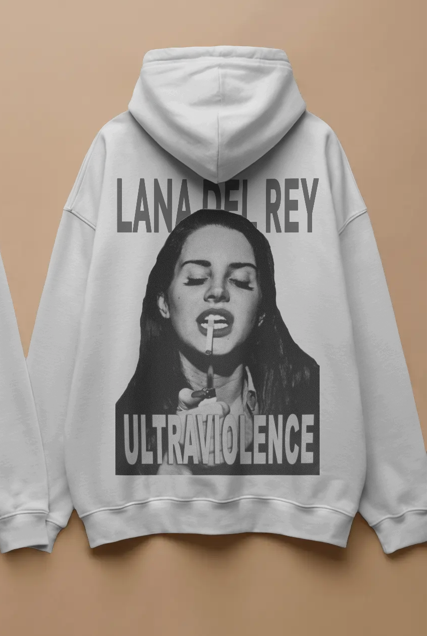 Lana Del Rey 2 Baskılı Hoodie