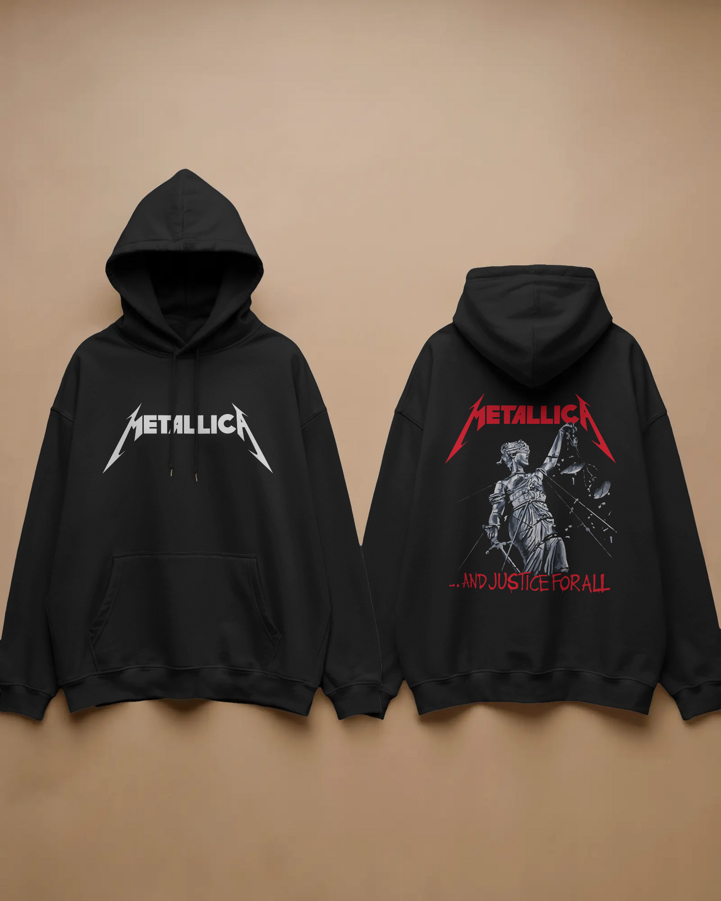 Metallica 1 Baskılı Hoodie
