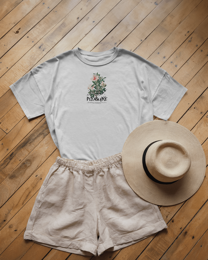 Pleasure Baskılı Oversize T-shirt