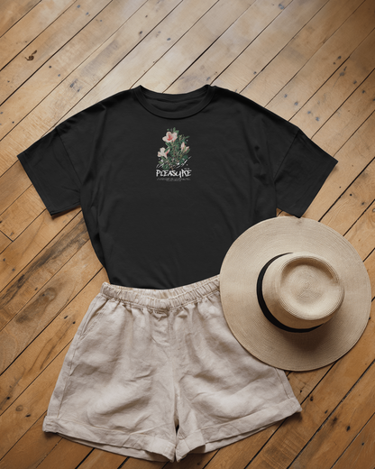 Pleasure Baskılı Oversize T-shirt