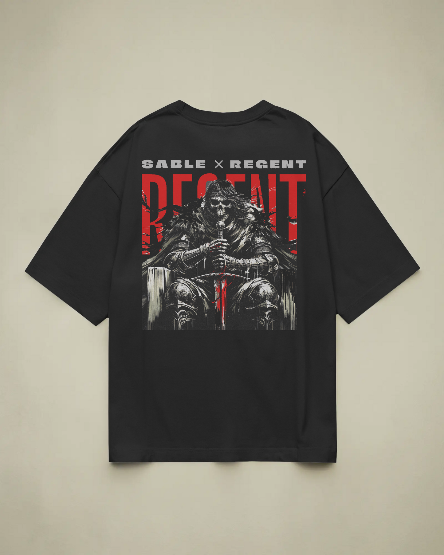 Regent Baskılı Oversize T-shirt