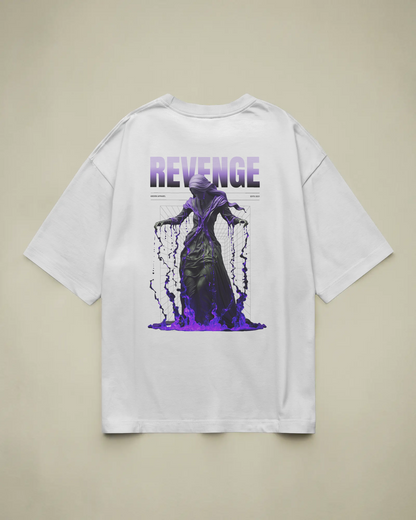 Revenge Baskılı Oversize T-shirt
