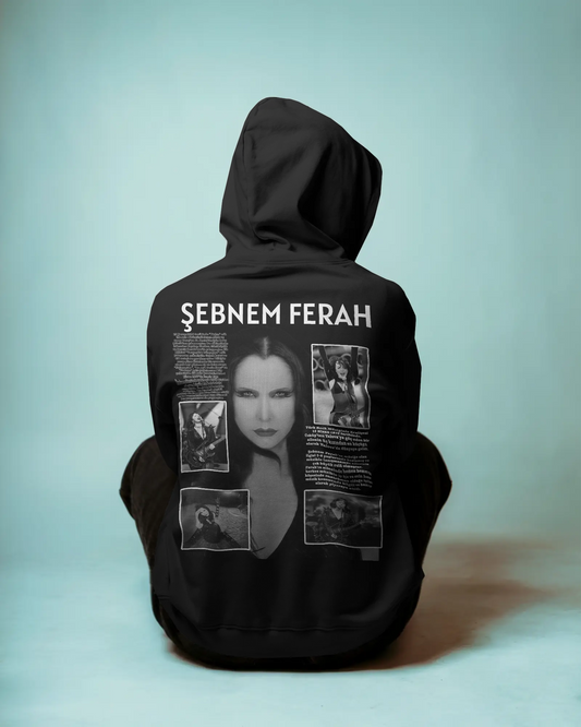 Şebnem Ferah Baskılı Hoodie