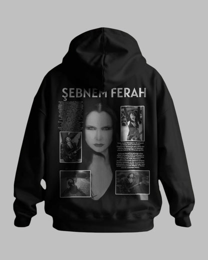 Şebnem Ferah Baskılı Hoodie