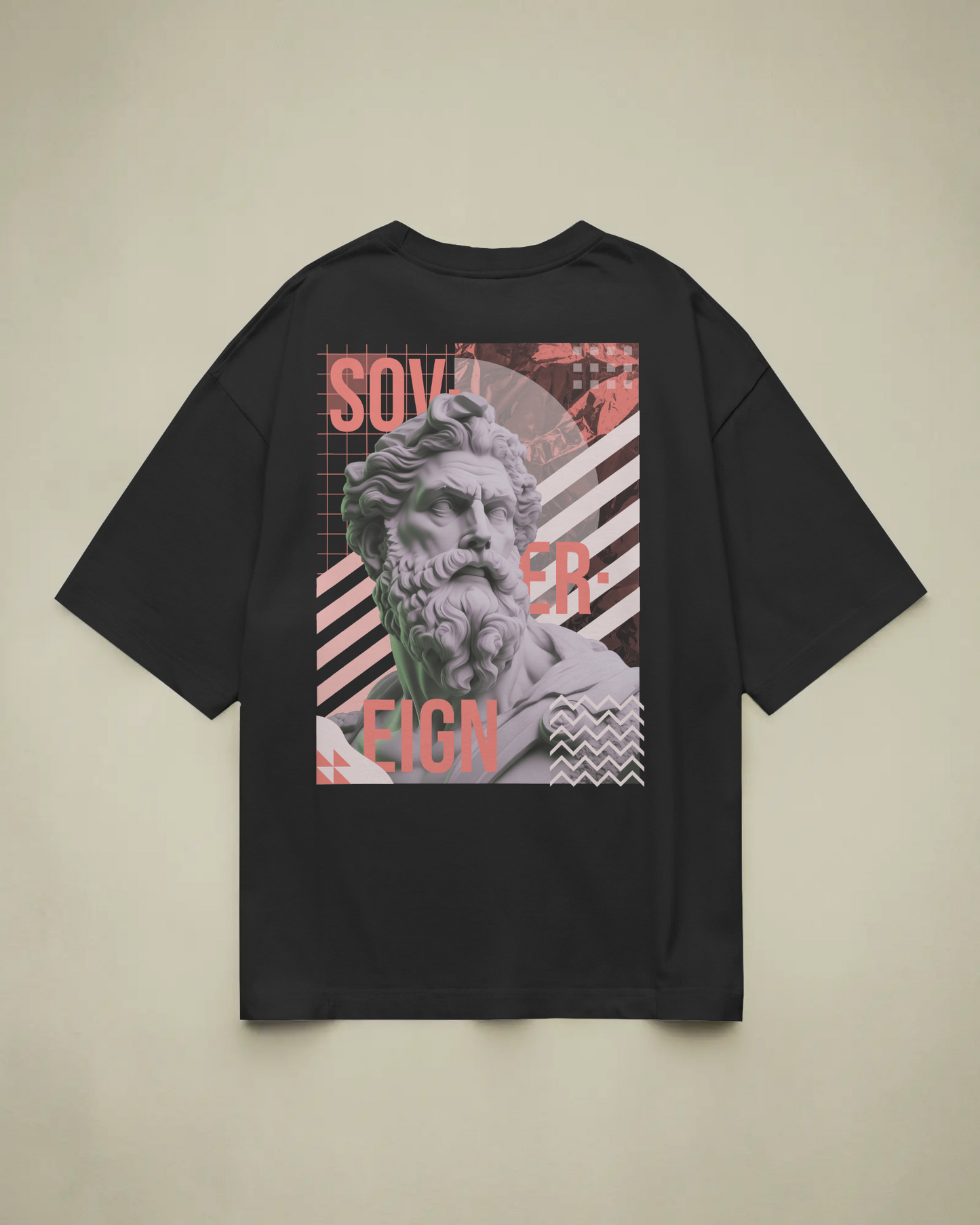 Sovereign Baskılı Oversize T-shirt