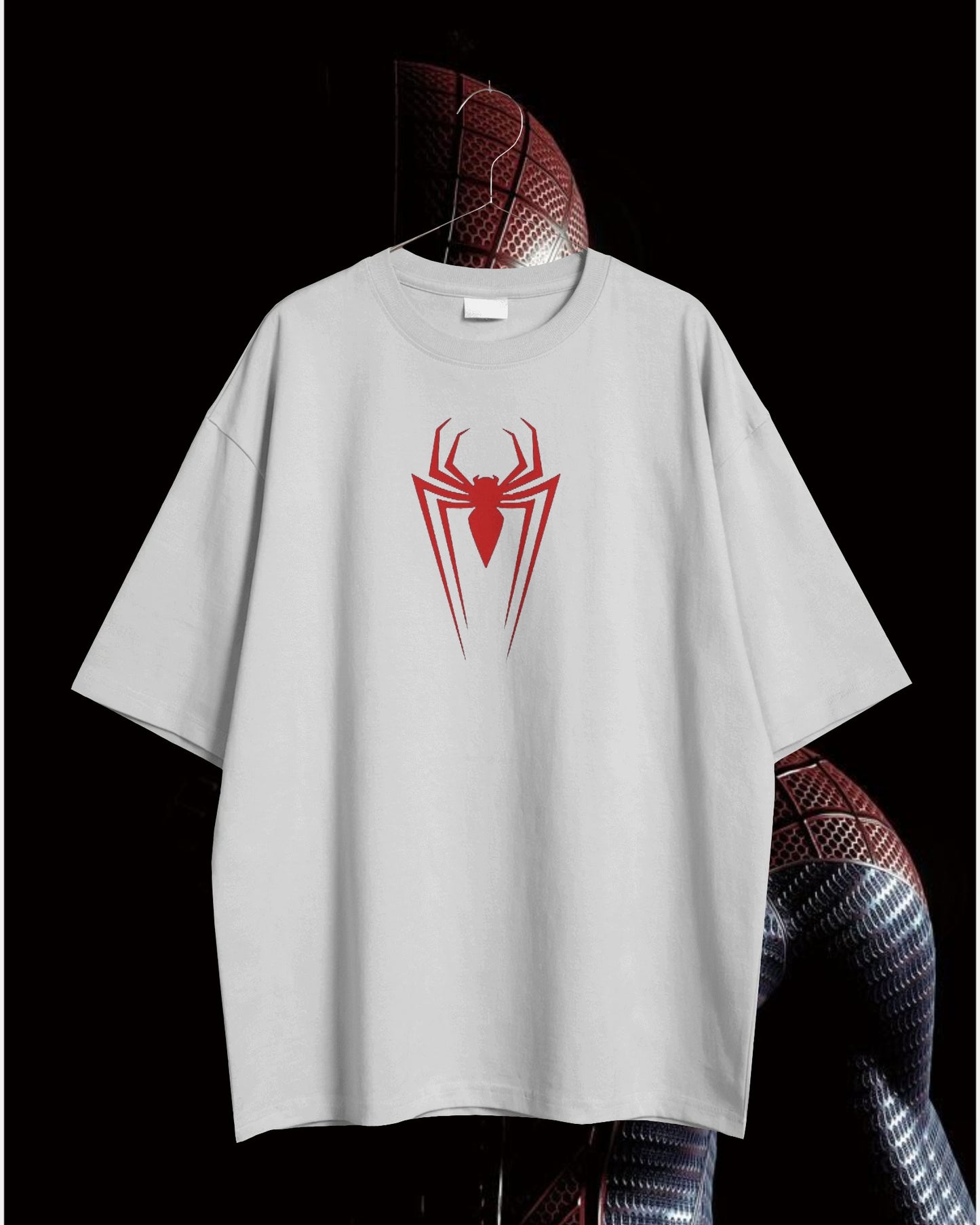 Spider-Man Baskılı Oversize T-shirt